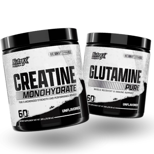 Creatina Pure 60 Serv + Glutamina 60 Serv